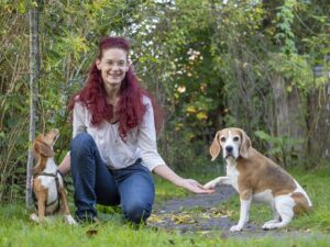 Svenja Erdwiens mit Aria und Fee