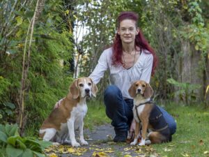 Svenja Erdwiens mit Aria und Fee